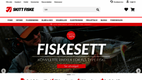What Skittfiske.no website looked like in 2023 (1 year ago)