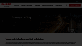 What Sharp.nl website looked like in 2023 (1 year ago)