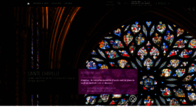 What Sainte-chapelle.fr website looked like in 2023 (1 year ago)