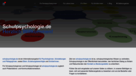 What Schulpsychologie.de website looked like in 2023 (1 year ago)
