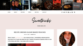 What Sweetnicks.com website looked like in 2023 (1 year ago)