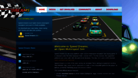 What Speed-dreams.org website looked like in 2023 (1 year ago)
