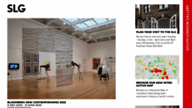 What Southlondongallery.org website looked like in 2023 (1 year ago)