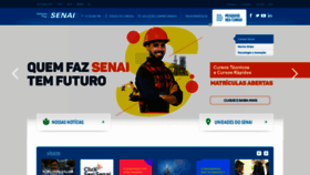 What Senaipr.org.br website looked like in 2023 (2 years ago)