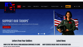 What Supportourtroops.org website looked like in 2023 (1 year ago)