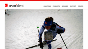 What Sportident.com website looked like in 2023 (1 year ago)