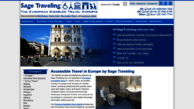What Sagetraveling.com website looked like in 2023 (1 year ago)