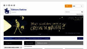What Slatkine.com website looked like in 2023 (1 year ago)