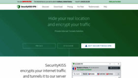 What Securitykiss.com website looked like in 2023 (1 year ago)
