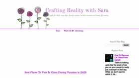 What Sweetsillysara.com website looked like in 2023 (1 year ago)