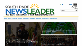 What Southdadenewsleader.com website looked like in 2023 (1 year ago)
