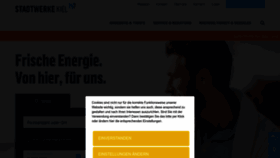What Stadtwerke-kiel.de website looked like in 2023 (1 year ago)