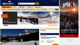 What Skiresort.nl website looked like in 2023 (1 year ago)