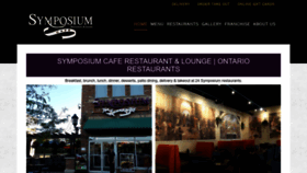 What Symposiumcafe.com website looked like in 2023 (2 years ago)