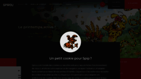 What Spirou.com website looked like in 2023 (1 year ago)