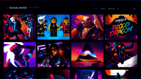What Signalnoise.com website looked like in 2023 (1 year ago)