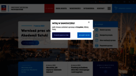 What Szczecin.eu website looked like in 2023 (1 year ago)