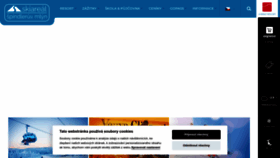 What Skiareal.cz website looked like in 2023 (1 year ago)