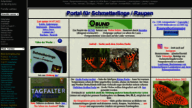What Schmetterling-raupe.de website looked like in 2023 (1 year ago)