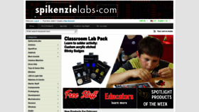 What Spikenzielabs.com website looked like in 2023 (1 year ago)