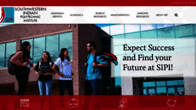 What Sipi.edu website looked like in 2023 (1 year ago)