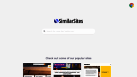 What Similarsites.com website looked like in 2023 (1 year ago)
