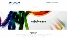 What Skycolor.com.cn website looked like in 2023 (1 year ago)