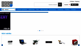 What Softcom.cz website looked like in 2023 (2 years ago)
