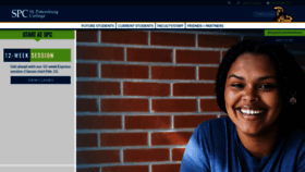 What Spc.edu website looked like in 2023 (2 years ago)