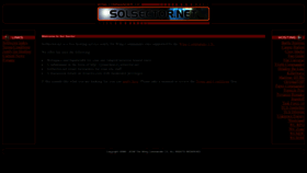 What Solsector.net website looked like in 2023 (1 year ago)