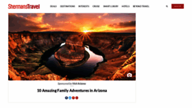 What Shermanstravel.com website looked like in 2023 (2 years ago)