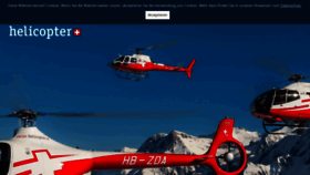 What Swisshelicopter.ch website looked like in 2023 (1 year ago)