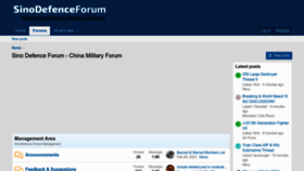 What Sinodefenceforum.com website looked like in 2023 (2 years ago)