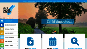 What Sankt-augustin.de website looked like in 2023 (1 year ago)