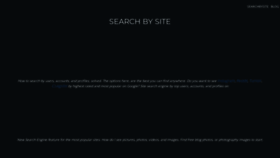 What Searchbysite.com website looked like in 2023 (1 year ago)