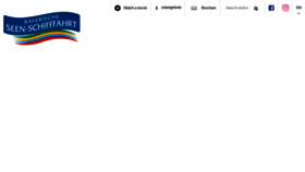 What Seenschifffahrt.de website looked like in 2023 (2 years ago)