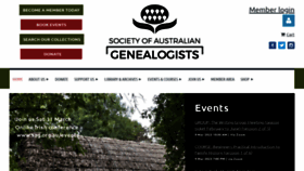 What Sag.org.au website looked like in 2023 (1 year ago)
