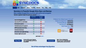 What Syncdocs.com website looked like in 2023 (1 year ago)