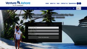 What Shoretrips.com website looked like in 2023 (1 year ago)