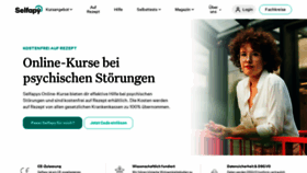 What Selfapy.de website looked like in 2023 (1 year ago)