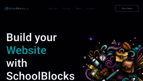 What Schoolblocks.com website looked like in 2023 (1 year ago)