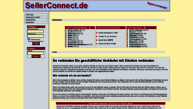 What Sellerconnect.de website looked like in 2023 (1 year ago)