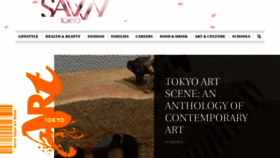 What Savvytokyo.com website looked like in 2023 (1 year ago)