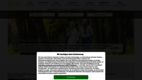 What Seniorenportal.de website looked like in 2023 (1 year ago)