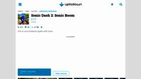 What Sonic-dash-2-sonic-boom.en.uptodown.com website looked like in 2023 (1 year ago)