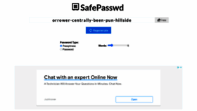 What Safepasswd.com website looked like in 2023 (1 year ago)