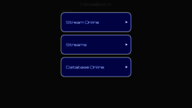What Streambase.pl website looked like in 2023 (2 years ago)