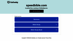 What Speedbible.com website looked like in 2023 (1 year ago)