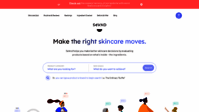 What Seknd.com website looked like in 2023 (1 year ago)