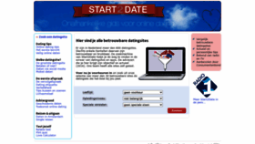 What Start2date.nl website looked like in 2023 (1 year ago)
